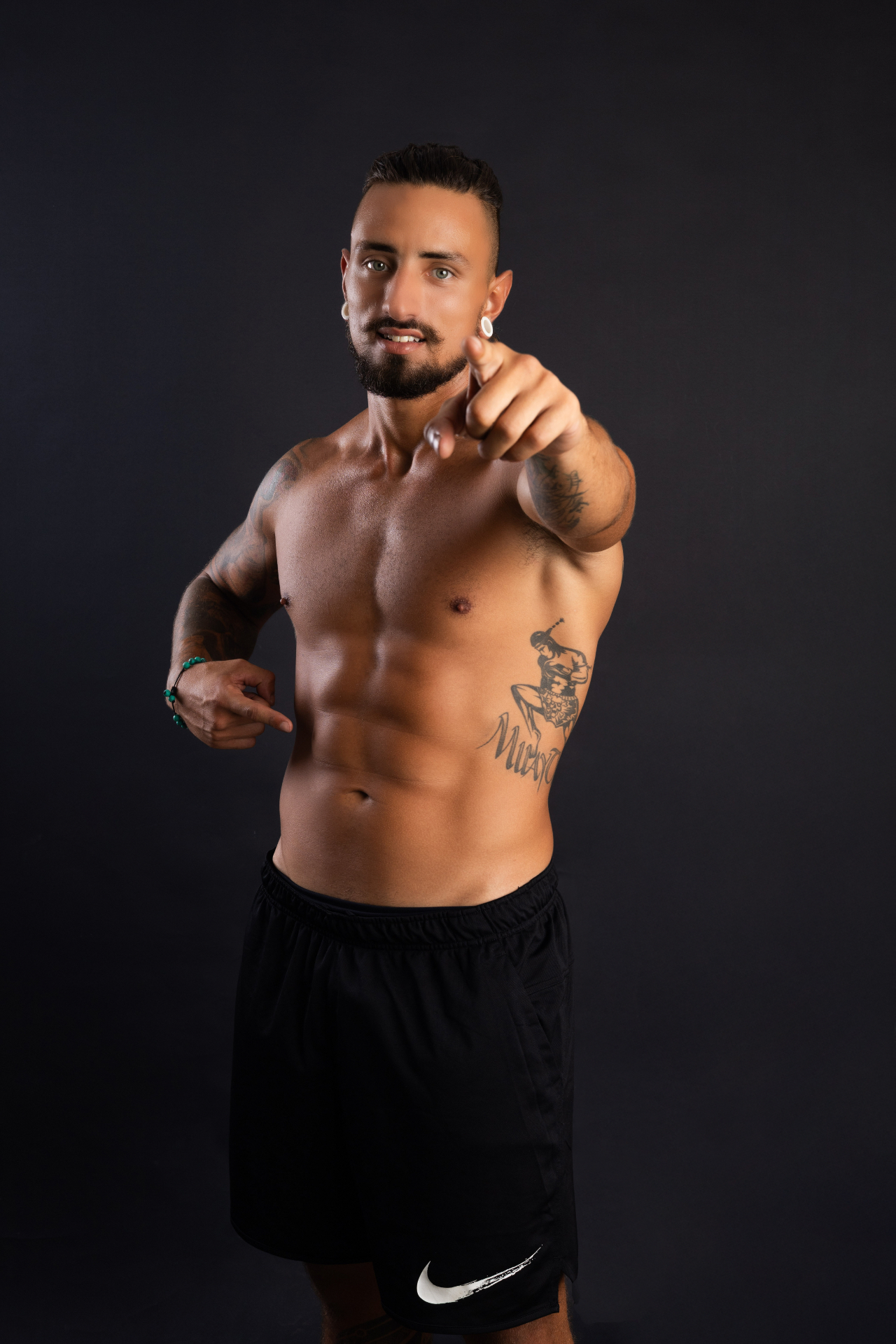 Personal trainer Fabricio Magnoli em treino